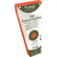 Exacompta Forever Scheidingsstroken Blanco 105 x 240 mm Oranje Karton 13565E 600 Stuks