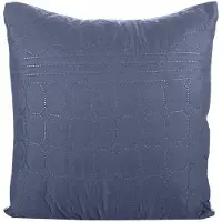 Design 91 Decoratieve Kussenhoes 40x40cm - Navy Blauw - Hot Press Gewatteerd