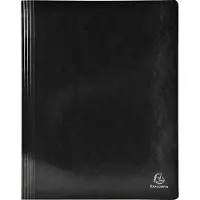 Exacompta Snelhechtermappen 380801B Zwart Geplastificeerd karton 24 x 32 cm 25 Stuks