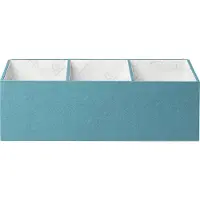 Exacompta 2x Bureau organizer 4 vakken OfficeByMe - Eendenblauw - 68603E