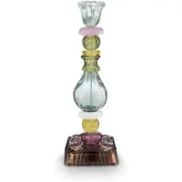 Pip studio Kaarsenhouders - Beads - Kandelaar van Glas - Donkergroen - 28cm