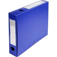Exacompta Archiefdoos 59632E Blauw Polypropyleen 2,5 x 24 x 3,3 cm 10 Stuks