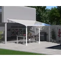 Canopia Palram | - Terrasoverkapping Olympia - Helder - Wit 546x294cm