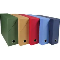 Exacompta Archiefdoos 89520E Kleurenassortiment Karton 25 x 33 cm 5 Stuks