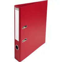 Exacompta 10x Prem'Touch PVC Ordner met hefboom - rug 50 mm - A4 - Bordeaux - 53504E