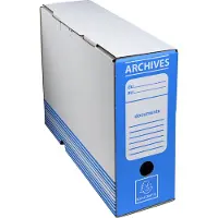 Exacompta Archiefdoos 261005H Blauw 35 x 10 x 25 cm Karton 50 Stuks