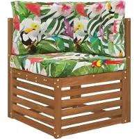 vidaXL Buitenbankkussen Polyester kleurrijk 60 x 60 x 8 cm