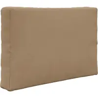 vidaXL Buitenbankkussen Polyester Taupe 60 x 60 x 8 cm