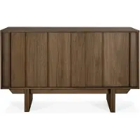 Ethnicraft Pillar Anrichte lackiertes Teak wildes Braun