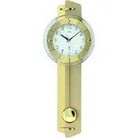 AMS funkwandklok, met radio-gestuurd uurwerk, afmetingen 25x70x7 cm, modelnummer 5267