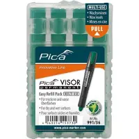 Pica-Marker 991/36 - Permanent Marker VISOR Navulling - 4 vullingen - Groen