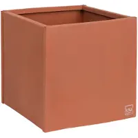 UNUS Plantenbak Bloembak Bloempot vierkant 40x40x40 cm roestlook