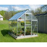 Palram Tuinkas Hybrid 6x8 - Hybride - Zilver - 185x247x208cm