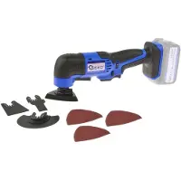 GEKO Slijpmachine + polijstmachine, Renovator - Accu Multifunctioneel Apparaat 18V Li-Ion - zonder accu en lader (Oscillerende slijper)