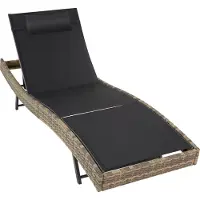 TecTake Wicker ligbed Moana natuur