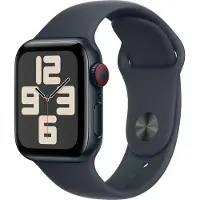 Apple Watch SE 2024 4G 40mm Midnight Sportband S/M