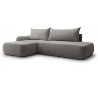 Lookway Eckbank GOYA met slaapfunctie en opbergruimte, links, Perfect Harmony 85