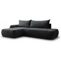 Lookway Eckbank GOYA met slaapfunctie en opbergruimte, links, Perfect Harmony 90