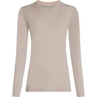 Icebreaker - Women's 200 Oasis L/S Crewe - Merino-ondergoed M, bruin