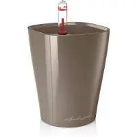 Lechuza Mini Deltini Tafel bloempot Scharlakenrood hoogglans
