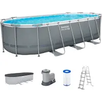 Bestway Steel Pro MAX bovengrondse zwembad set - ovaal - 5,49 m x 2,74 m x 1,22 m