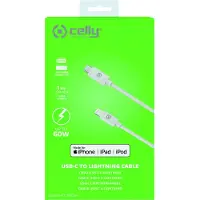 Celly USBLIGHTTYPECWH USB-oplaadkabel