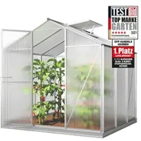 GFP 192 x 131 cm Tuinkas, incl. Actieset - XL, 8 mm kanaalplaten