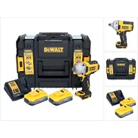 DeWalt DCF 892 H2T accu-slagmoersleutel 18 V 813 Nm 1/2" borstelloos + 2x Powerstack accu 5.0 Ah + lader + TSTAK