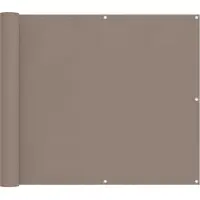 vidaXL Balkonscherm 90 x 200 cm PU gecoate oxford alu Rechthoekig