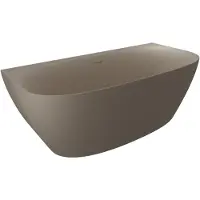 Boss & Wessing Back-to-wall Ligbad BWS by Riho Varro 170x80 cm Beige