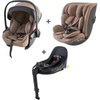 Prénatal Bundel autostoel Sunny, Sacha & base taupe