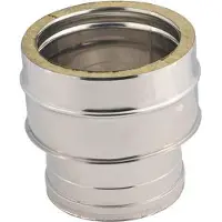 Briconess Dubbelwandige aansluitstuk voor cv-ketel, diameter: 80/130 - 80 mm
