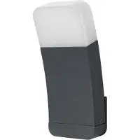 Ledvance Smart+ Wifi Wandlamp Curve Donker Grijs Buiten 9W 520lm - 830 Warm Wit - RGBW - Dimbaar