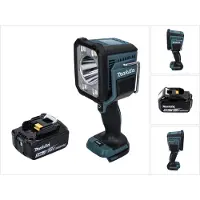 Makita DML 812 T1 Batterij LED handlamp 18 V 1250 lm + 1x batterij 5.0 Ah - zonder lader