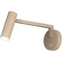 Lumidora Wandlamp 75499 - Voor binnen - FELICIA - GU10 - Taupe - Metaal - Badkamerlamp - IP21