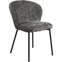 House Nordic Eetkamerstoel Roanne - Grijs - Set van 2