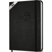 Systemyze Wachtwoordenboekje met Alfabet – Password Organizer – A5 – Zwart