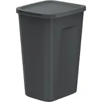 Prosperplast - Afvalemmer - Prullenbak - inhoud 50 liter - COMPACTA Q PLUS - Zwart