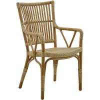 Sika-Design Piano Fauteuil - Stoelen Rotan Antique - 1012A