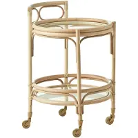 Sika-Design Romeo Trolley Naturel - Rol- & serveertafels Glas Natural - 4025U