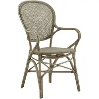 Sika-Design Rossini Fauteuil - Stoelen Rotan Taupe - 1007T