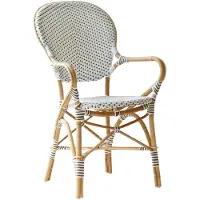 Sika-Design Isabell Cafe Stoel met Armleuningen Wit