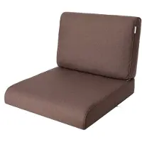 Hobbygarden Tuinkussen Nel Bruin 70x70cm - Geschikt voor oa Wicker tuins-set & Stoelen - Waterafstotend - UV Bestendig