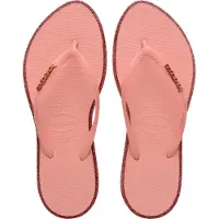Havaianas Muiltjes 'SLIM POINT GLITTER' bruin / rosé