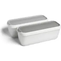 Springlane Set ijs container - Grijs - ijsbewaarcontainers 1L