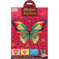 Grafix Sticker Op Nummer Assorti
