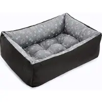 SuperKissen24. Hondenmand 70x55cm Waterdicht - Comfortabele Hondensofa met Pootjesprint