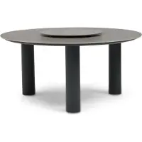 Coco Trino dining tuintafel 158 cm met lazy susan