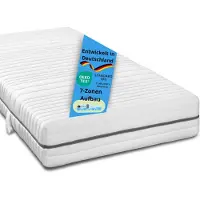 Bodyprotect ergonomisch 7-zone XXL-koudschuimmatras, 140 x 200 cm, H3, 24 cm, Vital Protect