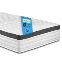 Bodyprotect Elite Line - matras 140x200 cm pocketvering 1000 - hoogte 25 cm - hardheid H3/H4 - ergonomische pocketveringmatras, 7-zones matras en veringmatras - 140 x 200 x 25 cm - wit